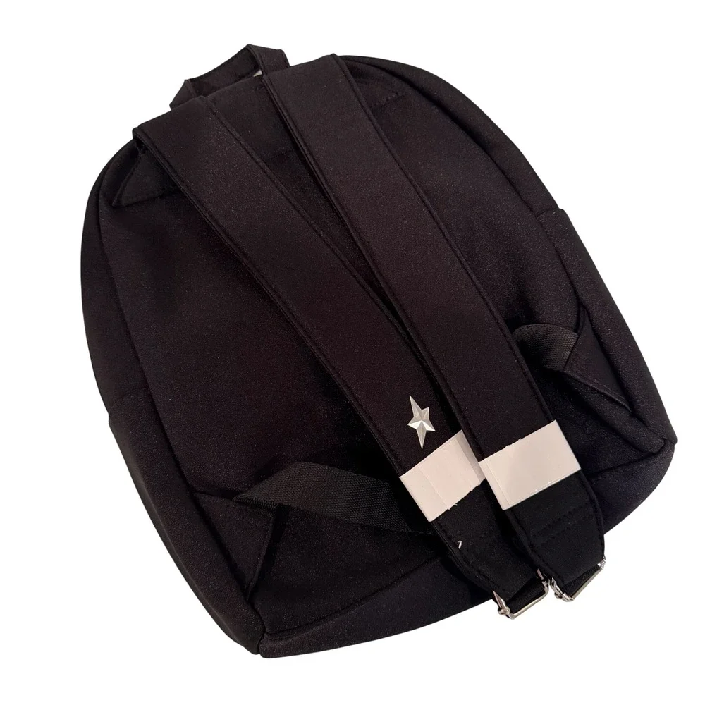 Mugler‎ Logo Backpack Travel School Bag Women's Black 15